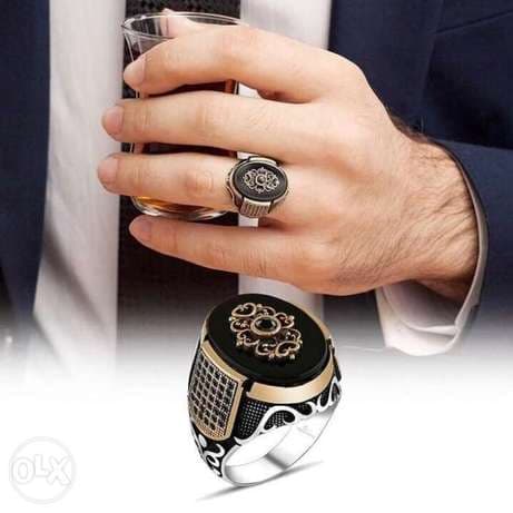 خاتم السلطان فضة تركي عيار 925