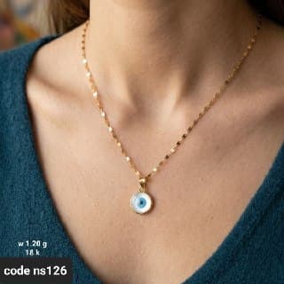 سلسلة ذهب عيار 18 بناتية أنيقة بتصميم عصري