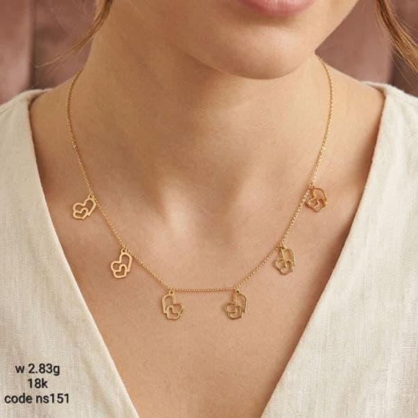 سلسلة ذهب بناتية عيار 18
