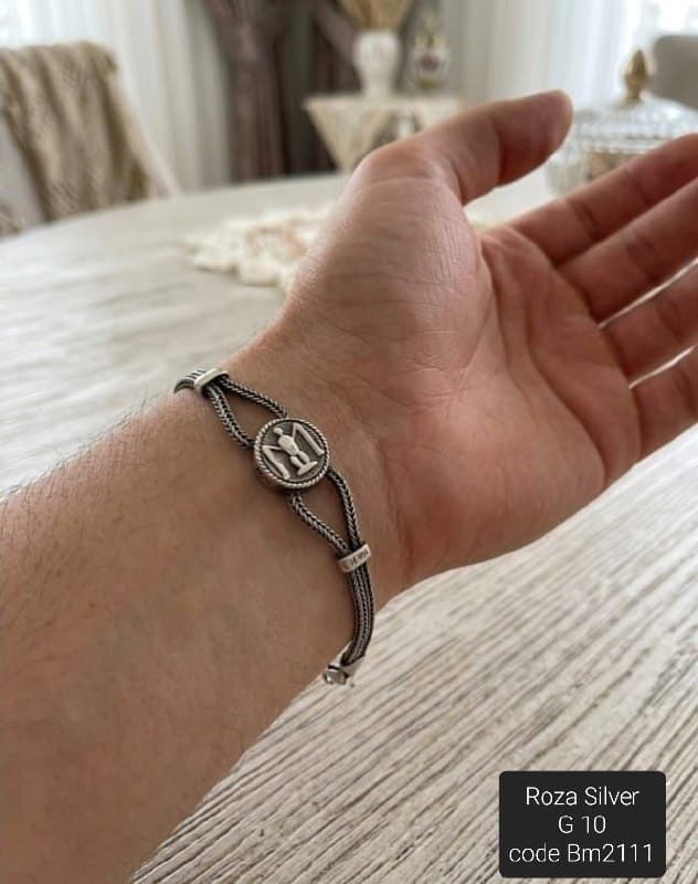 انسيال رجالي فضة عيار 925